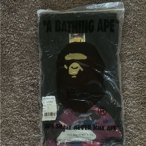 A Bathing Ape Black Graphic T-Shirt